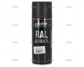 PINTURA NEGRA SATIN   9005   SPRAY 400ml