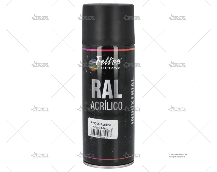 PINTURA NEGRA MATE    9005   SPRAY 400ml