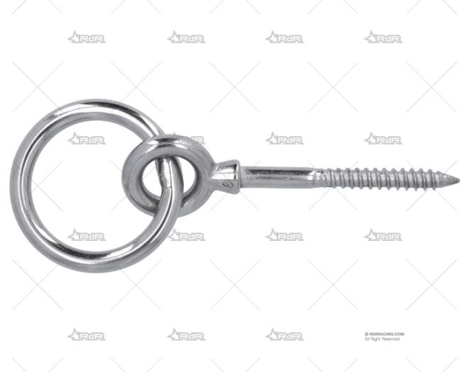 CANCAMO C/ANILLA INOX 316 SS 6mm