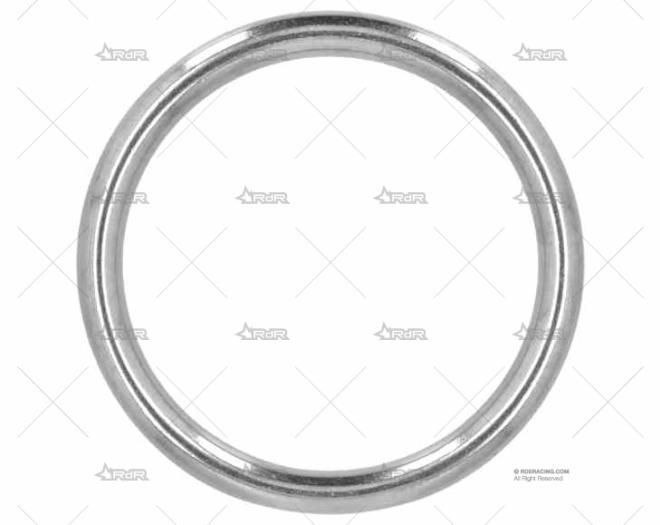 ANILLA REDONDA 6x50mm INOX