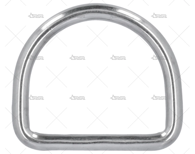 ANILLA 1/2 REDONDA 6x45mm INOX