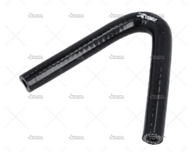 CODO SILICONA 135º   8mm NEGRO XTREM