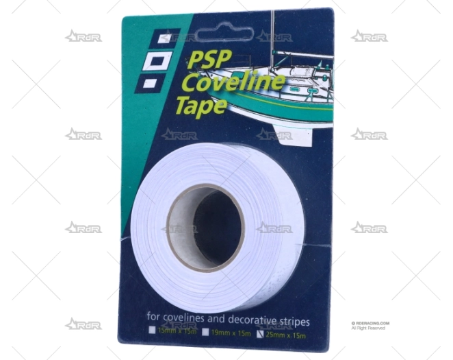 CINTA DECOR. COVELINE BLANCA    25mm 15m PSP TAPES