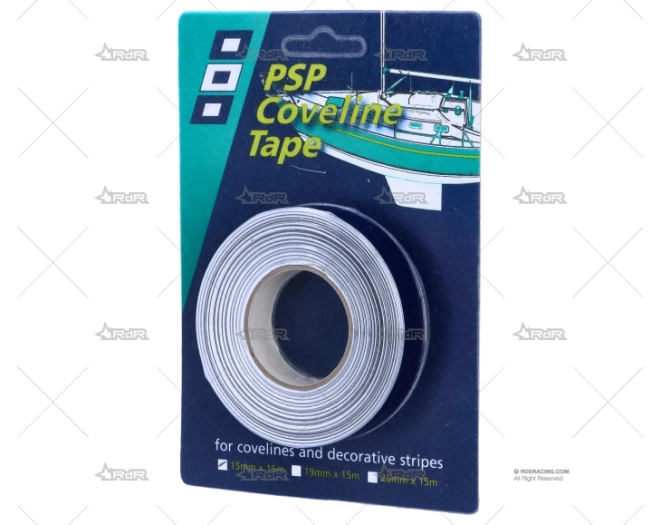 CINTA DECOR. COVELINE DARK BLUE 15mm 15m PSP TAPES