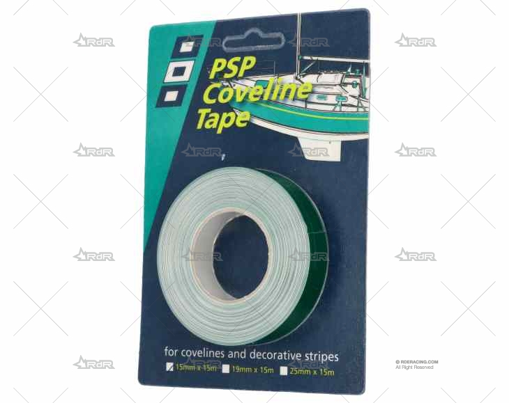 CINTA DECOR. COVELINE VERDE     15mm 15m PSP TAPES