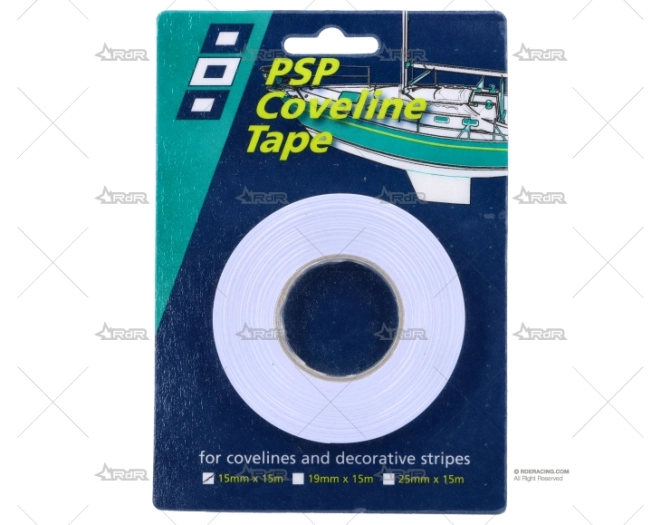 CINTA DECOR. COVELINE BLANCA    15mm 15m PSP TAPES