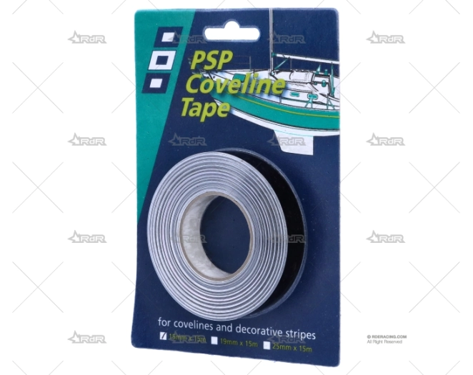 CINTA DECOR. COVELINE NEGRA     15mm 15m PSP TAPES