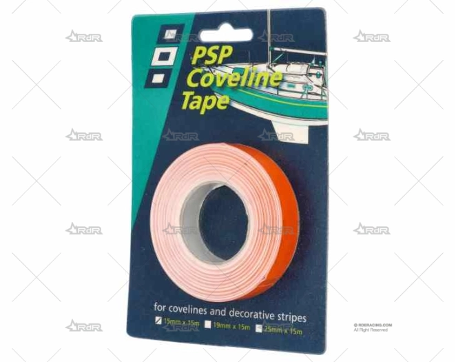 CINTA DECOR. COVELINE NARANJA   15mm 15m PSP TAPES
