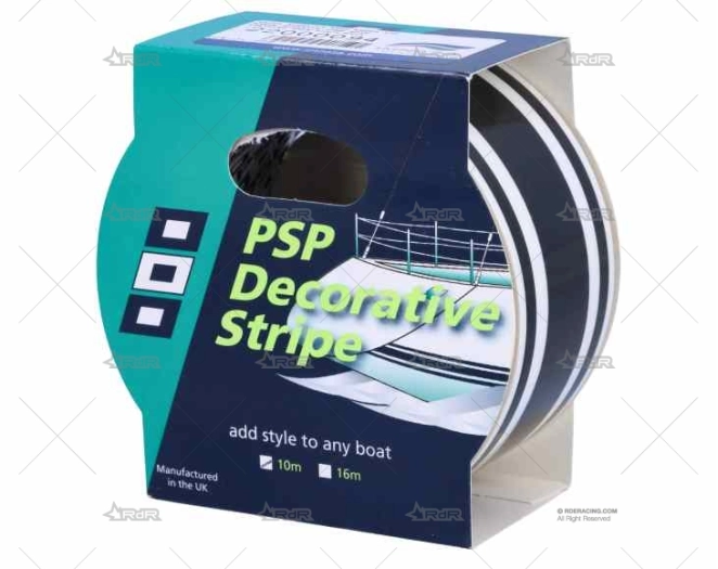 BANDA ADHESIVA 44mm NEGRA 10M PSP TAPES