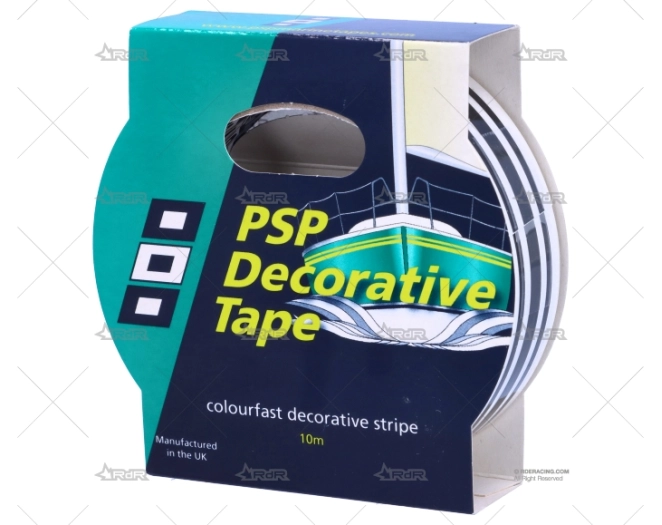 BANDA ADHESIVA 19mm NEGRA STRIPE PSP TAPES