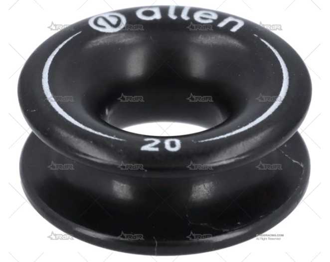 GUARDACABO REDONDO ALUMINIO 8mm