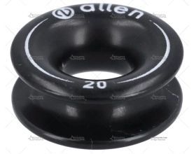 GUARDACABO REDONDO ALUMINIO 8mm