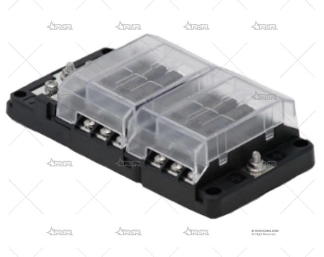 BLOQUE DE FUSIBLES 12 CIRCUITOS GND EGIS