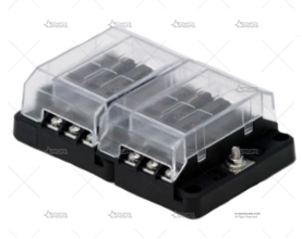 BLOQUE DE FUSIBLES 12 CIRCUITOS EGIS