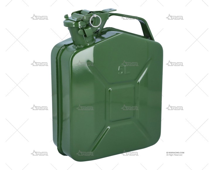 DEPOSITO COMBUSTIBLE   5L METALICO VERDE