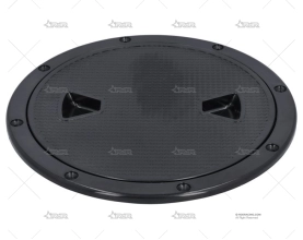 TAPA REGISTRO REDONDO ABS NEGRO 245mm