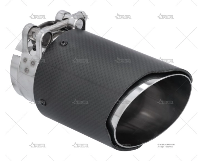 COLA BTR INOX UNIV. CARBONO 76mm BRAND R