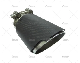 COLA BTR INOX/CARBONO UNIV. 76mm BRAND R