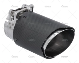 COLA BTR INOX UNIV. CARBONO 76mm BRAND R