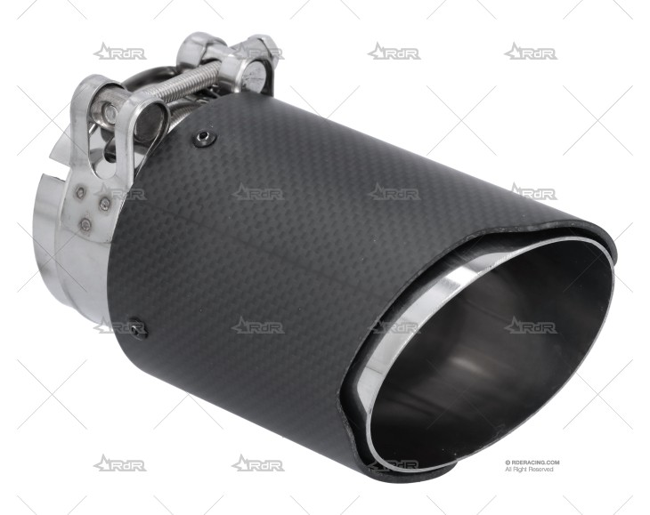 COLA BTR INOX UNIV. CARBONO 76mm BRAND R