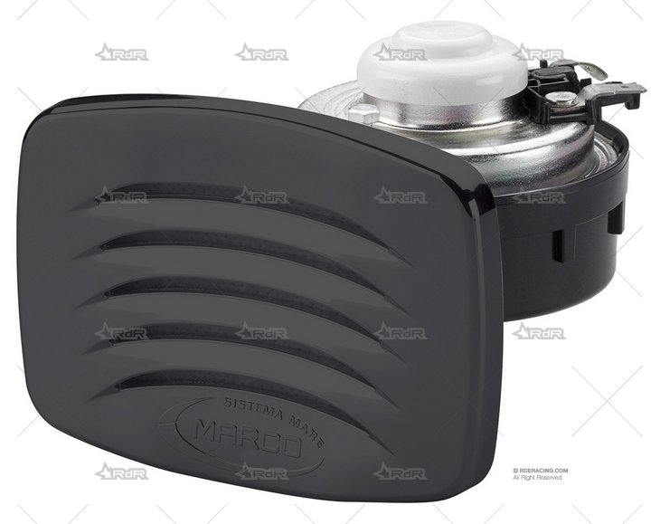 BOCINA 12V NEGRA 117X90mm 108DB 400HZ