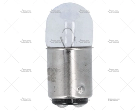 BOMBILLA BA15D  12V 10W 19x38 ESFERICA