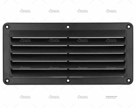 REJILLA PLASTICO NEGRA 261mm