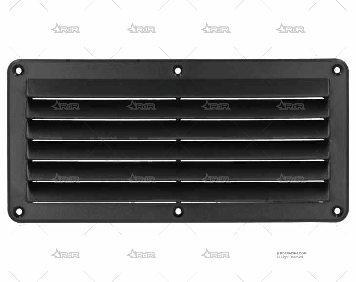 REJILLA PLASTICO NEGRA 261mm