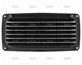REJILLA PLASTICO NEGRA 201mm