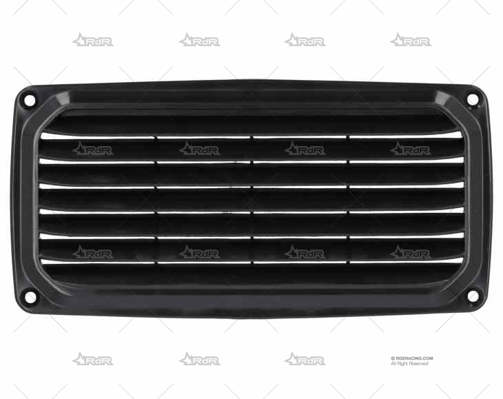REJILLA PLASTICO NEGRA 201mm