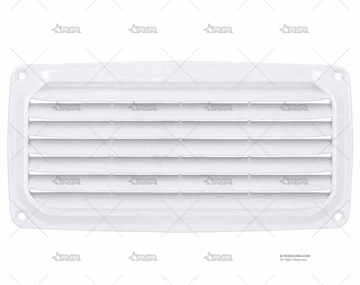 REJILLA PLASTICO BLANCA 201mm