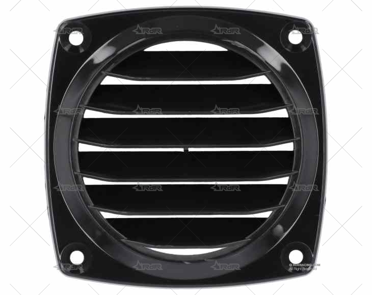 REJILLA NEGRA 76x62MM CON TUBO