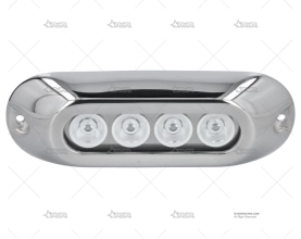 LUZ SUMERGIBLE BLANCO 12-28V INOX 4L