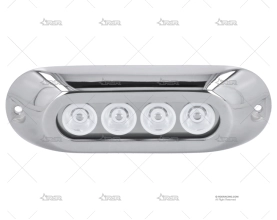 LUZ SUMERGIBLE AZUL   12-28V INOX 4L