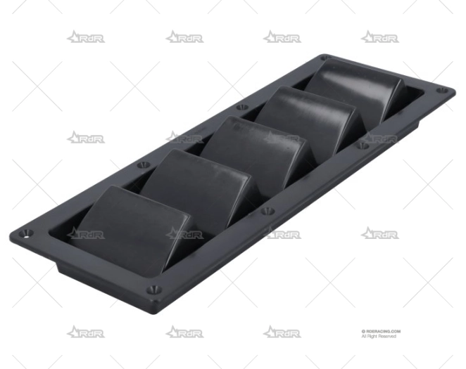 REJILLA NEGRA ABS 335x120mm