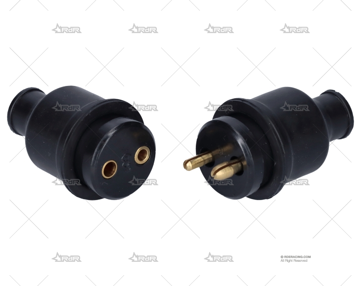 CONECTOR AEREO REDONDA 20mm 2P