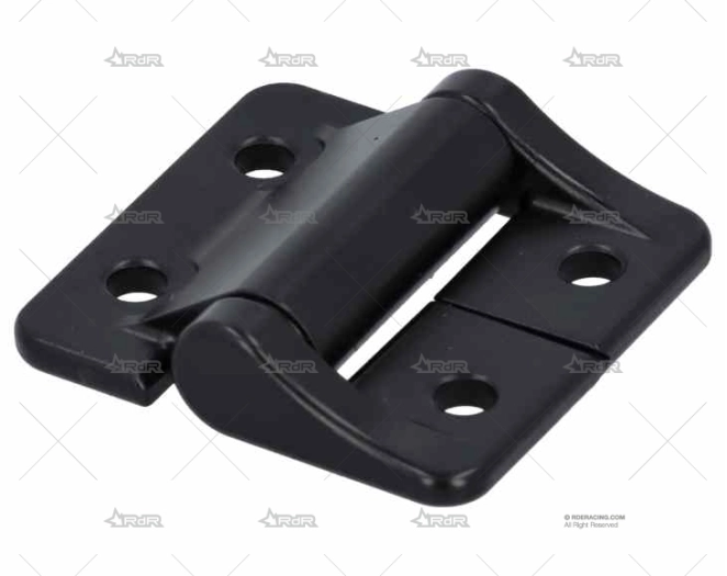 BISAGRA  ASIMETRICA ALU NEGRO 2.3/1.4 SOUTHCO