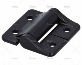 BISAGRA  ASIMETRICA ALU NEGRO 2.3/1.4 SOUTHCO