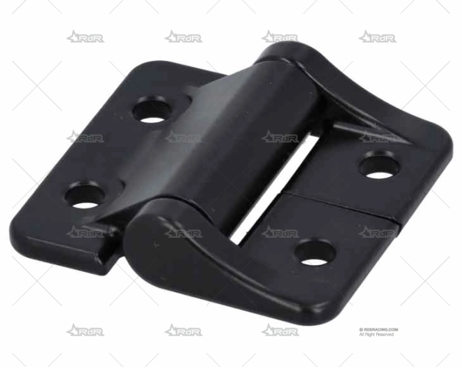 BISAGRA  ASIMETRICA ALU NEGRO 2.7/1.6 SOUTHCO