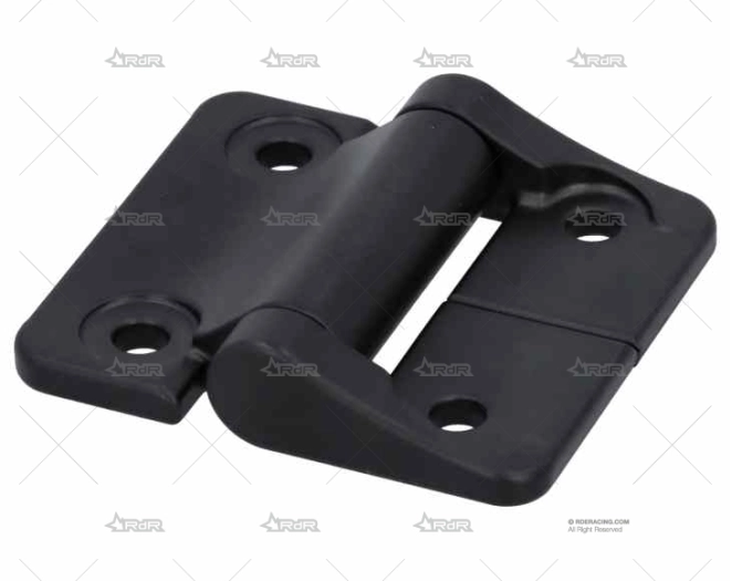 BISAGRA  ASIMETRICA ALU NEGRO 2/3.4 SOUTHCO