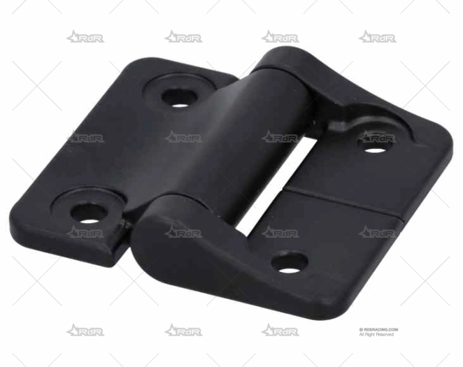 BISAGRA  ASIMETRICA ALU NEGRO 2.3/1.4 SOUTHCO