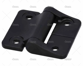 BISAGRA  SIMETRICA ALU NEGRO 2.3 SOUTHCO