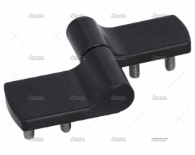 BISAGRA  ASIMETRICA ZINC NEGRO TIPO A M3 SOUTHCO