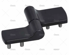 BISAGRA  ASIMETRICA ZINC NEGRO TIPO A M3 SOUTHCO