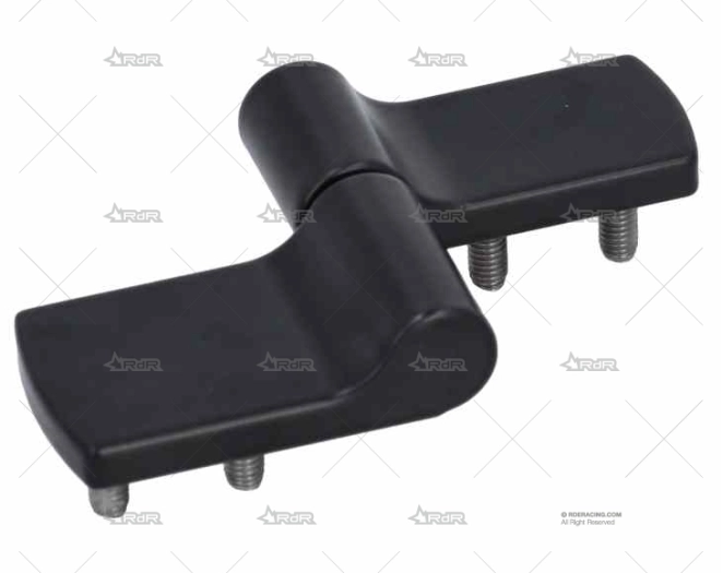 BISAGRA  ASIMETRICA ZINC NEGRO TIPO A M3 SOUTHCO