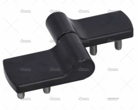 BISAGRA  ASIMETRICA ZINC NEGRO TIPO A M3 SOUTHCO