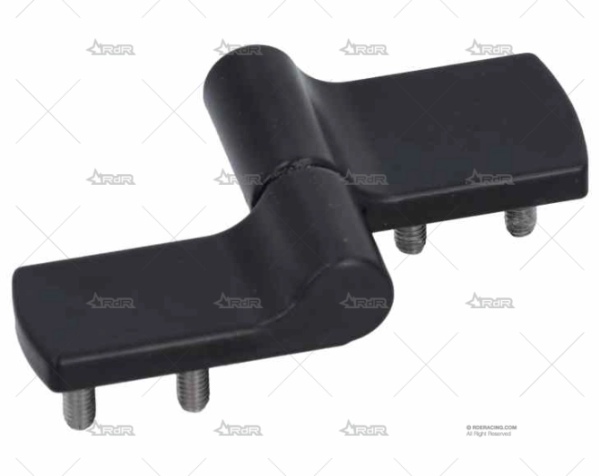 BISAGRA  ASIMETRICA ZINC NEGRO TIPO A M3 SOUTHCO