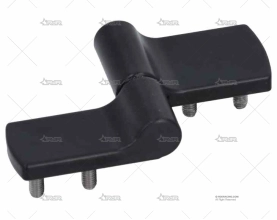 BISAGRA  ASIMETRICA ZINC NEGRO TIPO A M3 SOUTHCO