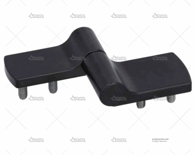 BISAGRA  ASIMETRICA ZINC NEGRO TIPO B M3 SOUTHCO