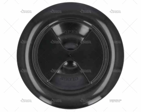 TAPA REGISTRO NEGRO 102mm